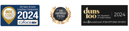 לוגויים של מדדים עבור צ.פ duns100 ,מדד התחדשות עירונית, וbdi